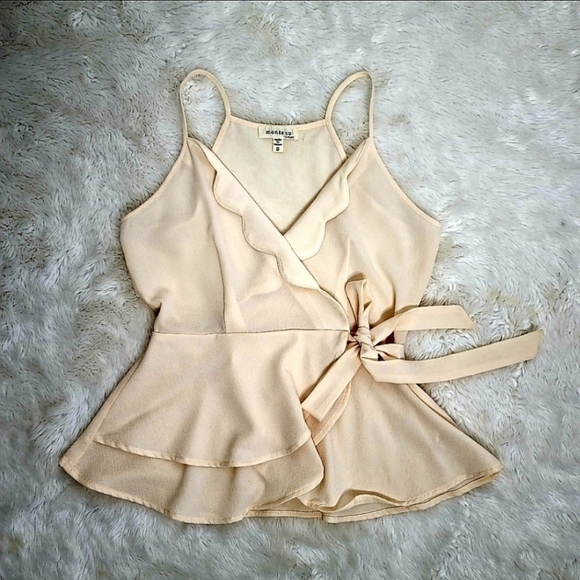 MONTEAU Blouse in Beige - Picture 13 of 13